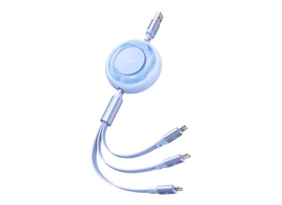 Mcdodo CA-3572 3in1 Charging Cable 1.2m USB-A/USB-C - Lightning - (blue)
